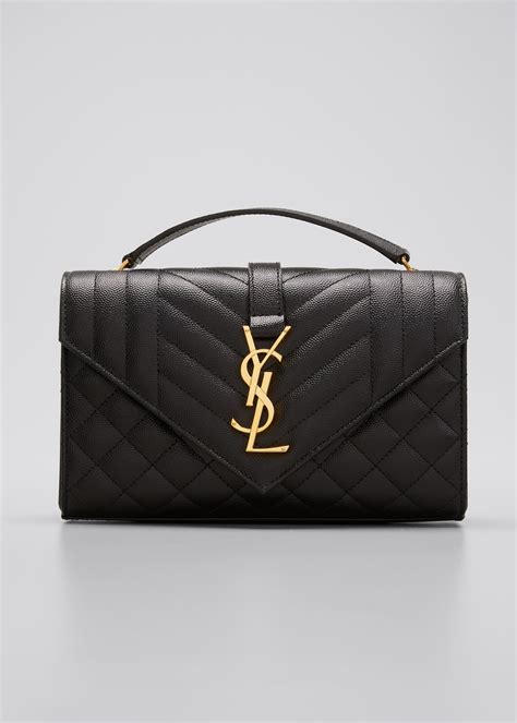 ysl monogram handbag|ysl monogram leather satchel bag.